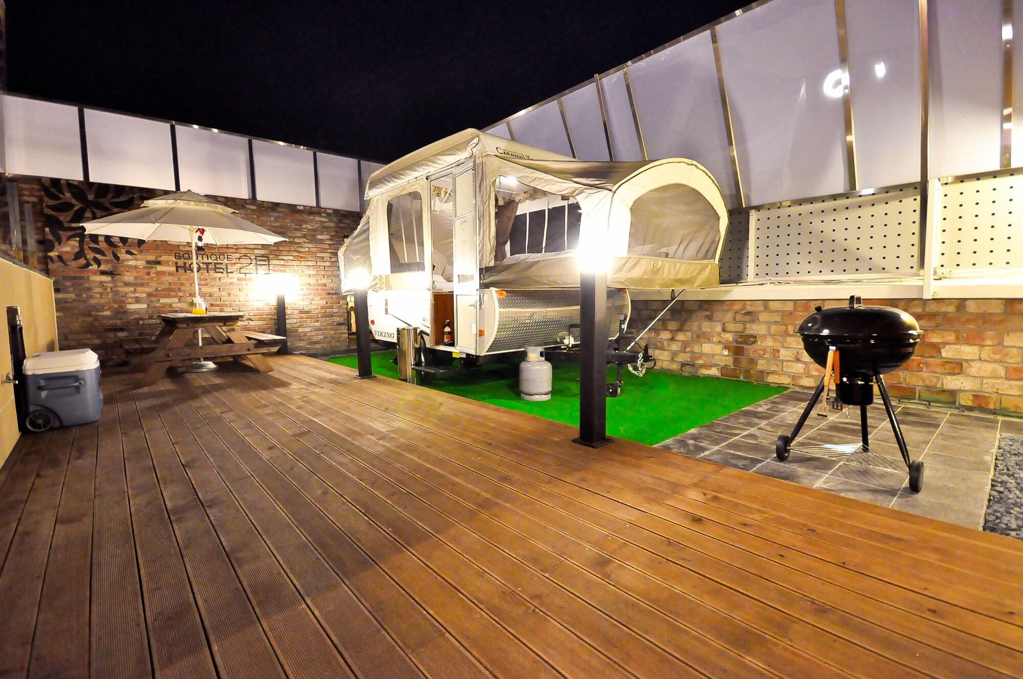 February Hotel Apsan Daegu Exterior foto